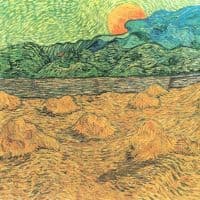 Van Gogh Evening Landscape At Moonrise Hand Painted Reproduction