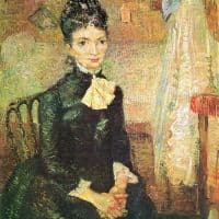 Van Gogh Frau Neben Einer Wiege Sitzend Hand Painted Reproduction