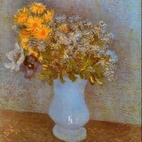 Van Gogh Lilacs Hand Painted Reproduction