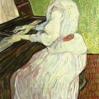 Van Gogh Mademoiselle Gachet At The Piano Hand Painted Reproduction