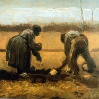 Van Gogh Planting Hand Painted Reproduction