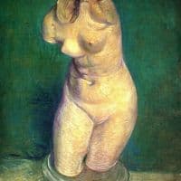Van Gogh Plaster Statuette Of A Female Torso6 Hand Painted Reproduction
