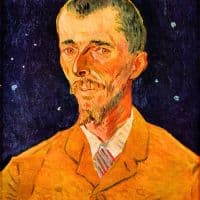 Van Gogh Portrait Of Eugene Boch Hand Painted Reproduction