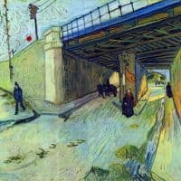 Van Gogh Railway Bridge On The Road To Tarascon Hand Painted Reproduction