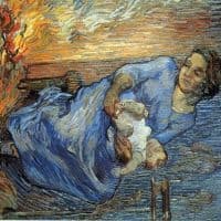 Van Gogh Rake Hand Painted Reproduction