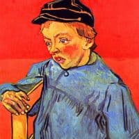 Van Gogh Schoolboy Hand Painted Reproduction