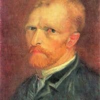 Van Gogh Self-portrait With White Collar Hand Painted Reproduction