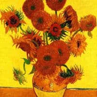 Van Gogh Still Life Vase With Fifteen Sunflowers3 Hand Painted Reproduction