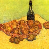 Van Gogh Still Life With Bottle Lemons And Oranges Hand Painted Reproduction