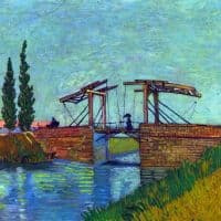 Van Gogh The Anglois Bridge At Arles The Drawbridge Hand Painted Reproduction