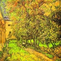 Van Gogh The Garden Of The Clinic Of Saint-remy Hand Painted Reproduction