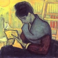 Van Gogh The Novel Reader Hand Painted Reproduction