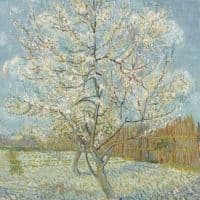 Van Gogh The Pink Peach Tree Hand Painted Reproduction