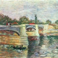 Van Gogh The Seine With The Pont De La Grande Jatte Hand Painted Reproduction