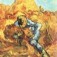 Van Gogh The Sheaf Binder Hand Painted Reproduction