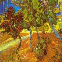Van Gogh Trees Hand Painted Reproduction