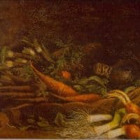 Van Gogh Vegetables Hand Painted Reproduction