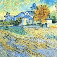 Van Gogh View Of The Church Of Saint-paul-de-mausole Hand Painted Reproduction