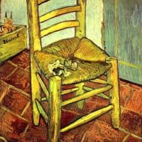 Van Gogh Vincent S Chair With Pipe Hand Painted Reproduction