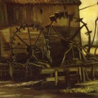 Van Gogh Waterwheels Hand Painted Reproduction
