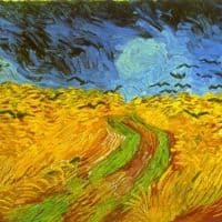 Van Gogh Wheatfield Hand Painted Reproduction