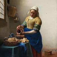 Vermeer The Milkmaid Hand Painted Reproduction
