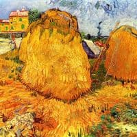Vincent Van Gogh Haystacks In Provence Hand Painted Reproduction
