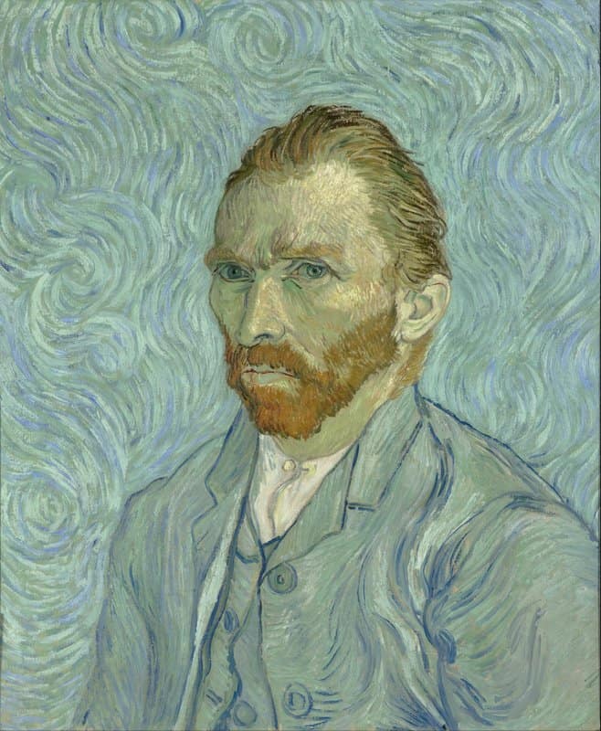 Vincent Van Gogh Self Portait 1889 Hand Painted Reproduction museum quality