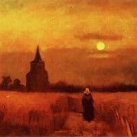 Vincent Van Gogh The Old Tower In The Fields 1884 Hand Painted Reproduction