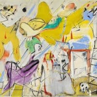 Willem De Kooning Abstraction 1949-50 Hand Painted Reproduction