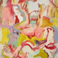 Willem De Kooning Amityville 1971 Hand Painted Reproduction