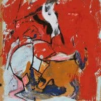 Willem De Kooning Untitled 1948 Hand Painted Reproduction
