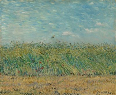 art oil painting reproduction of  Van Gogh, Wheat Field With A Lark museum quality handmade