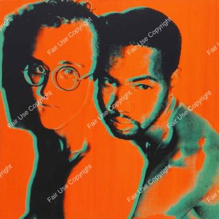 andy-warhol-portrait-of-keith-haring-and-juan-dubose-1983