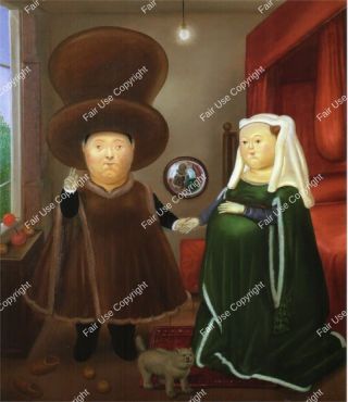 botero-after-the-arnolfini-van-eyck