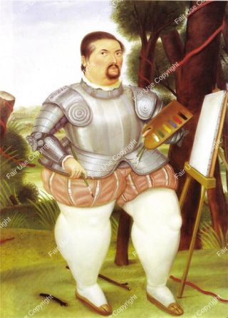 botero-self-portrait-as-spanish-conquistad