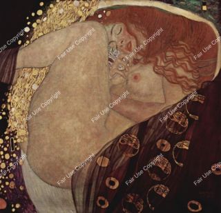 gustav-klimt-danae-1907