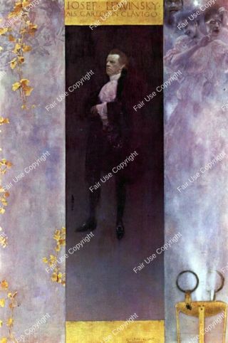 gustav-klimt-hofburg-actor-josef-lewinsky-as-carlos