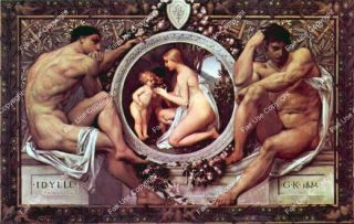 gustav-klimt-idyll