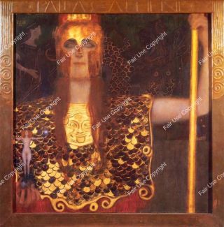 gustav-klimt-pallas-athene-1898