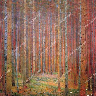 gustav-klimt-tannenwald-1