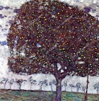 gustav-klimt-the-apple-tree