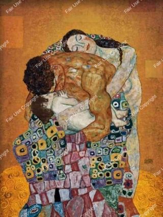 gustav-klimt-the-family-1910