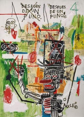 jm-basquiat-after-a-fist-1987