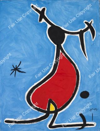 joan-miro-femme-au-beau-chapeau-toile-1978