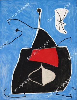 joan-miro-femme-oiseau-toile-1978