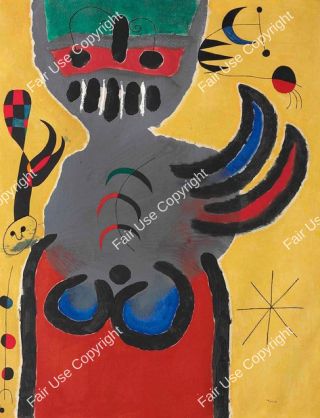 joan-miro-the-stem-of-the-red-flower-grows-toward-the-moon-1952
