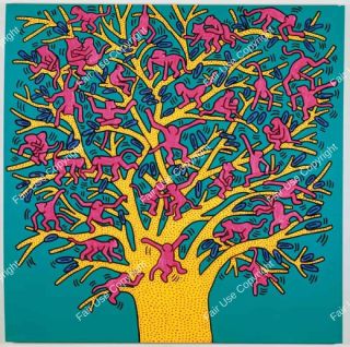 keith-haring-the-tree-of-monkeys-1984