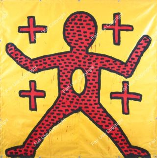 keith-haring-untitled-1981-assassination-of-john-lennon