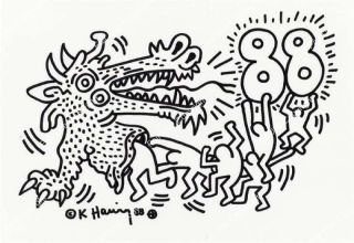 keith-haring-untitled-chinese-year-of-the-dragon-1988